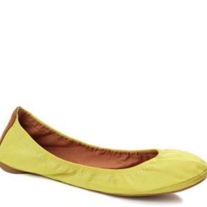 LUCKY BRAND gorgeous lime ballet slippers